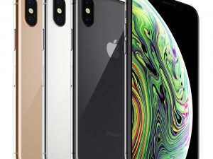 apple iphone xr and xs and xs max collection Model 3D