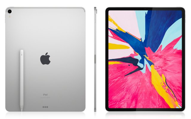 apple ipad pro 129 inch wi-fi 2018 and new apple pencil 3Dモデル ...