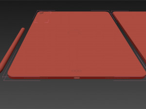 apple ipad pro 129 inch wi-fi 2018 and new apple pencil 3D Model