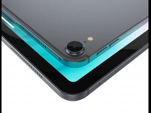 apple ipad pro 129 inch wi-fi cellular 2018 and new apple pencil 3D Model