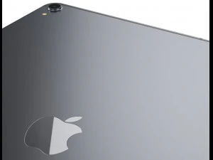 apple ipad pro 129 inch wi-fi cellular 2018 and new apple pencil 3D Model