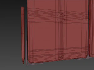 apple ipad pro 129 inch wi-fi cellular 2018 and new apple pencil 3D Model