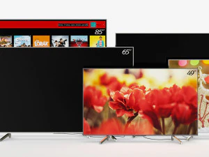 tv sony xf85 xf8577 - s&eacute;rie xf8596 Modelo 3D