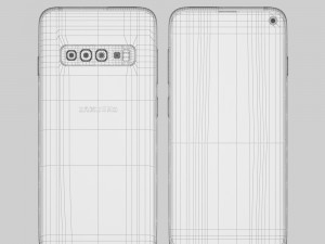 samsung galaxy s10 3D 模型