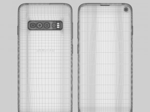 samsung galaxy s10 3D 模型