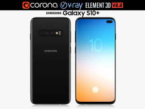 सैमसंग गैलेक्सी एस10 प्लस 3D मॉडल