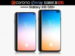 सैमसंग गैलेक्सी एस10 और एस10 प्लस 3D मॉडल