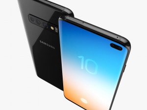 samsung galaxy s10 and s10 plus Modello 3D