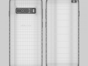samsung galaxy s10 and s10 plus Modello 3D