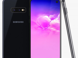 samsung galaxy s10e prism black 3D Model