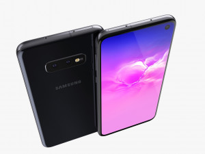 samsung galaxy s10e prism black 3D Model