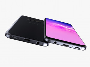 samsung galaxy s10e prism black 3D Model