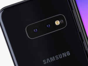 samsung galaxy s10e prism black 3D Model