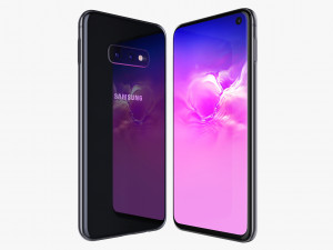samsung galaxy s10e prism black 3D Model