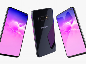 samsung galaxy s10e prism black 3D Model