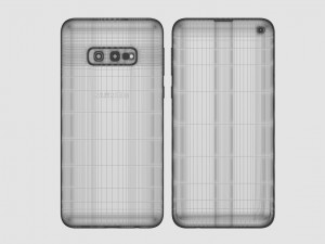 samsung galaxy s10e prism black 3D Model