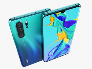 huawei p30 pro aurora 3D 模型