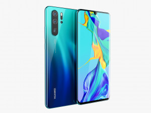 huawei p30 pro aurora 3D 模型