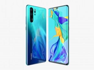 huawei p30 pro aurora 3D 模型