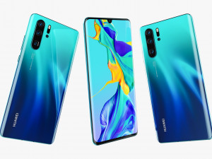 huawei p30 pro aurora 3D 模型