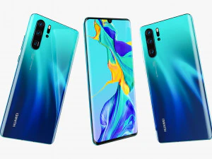 huawei p30 pro aurora 3D Model