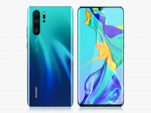 huawei p30 pro all colors 3D Model