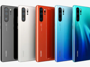 huawei p30 pro all colors 3D Model
