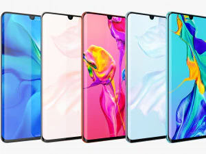 huawei p30 pro all colors 3D Model