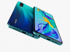 huawei p30 aurora 3D Model