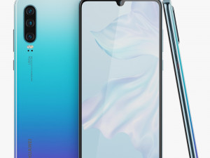 huawei p30 breathing crystal 3D Model
