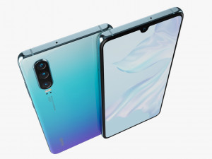 huawei p30 breathing crystal 3D Model