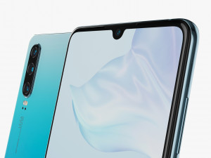 huawei p30 breathing crystal 3D Model