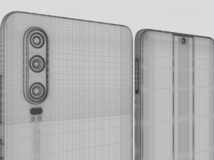 huawei p30 breathing crystal 3D Model