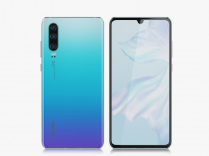 huawei p30 all colors Modelo 3D