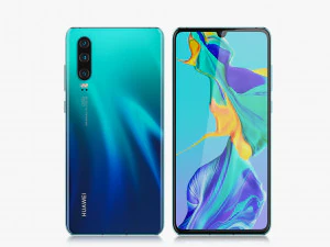 huawei p30 all colors 3D Model