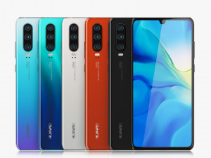 huawei p30 all colors Modelo 3D