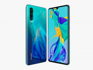 huawei p30 all colors 3D Model