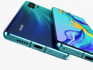 huawei p30 pro and huawei p30 3D Model