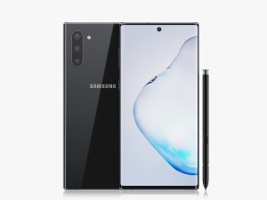 samsung galaxy note 10 all colors 3D 模型