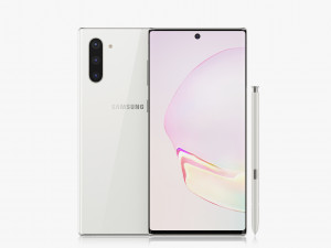 samsung galaxy note 10 all colors 3D 模型