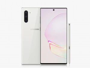 samsung galaxy note 10 all colors 3D Model