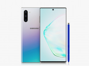 samsung galaxy note 10 all colors 3D 模型
