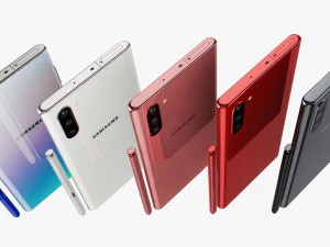 samsung galaxy note 10 all colors 3D Model