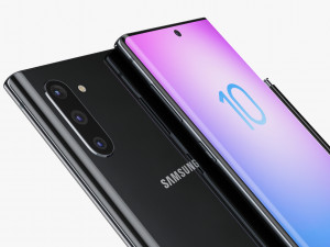 samsung galaxy note 10 all colors 3D 模型