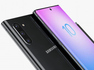 samsung galaxy note 10 all colors 3D Model