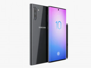 samsung galaxy note 10 all colors 3D Model