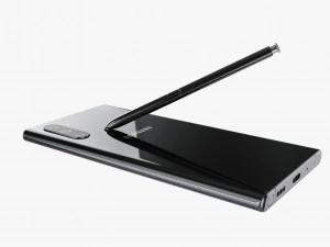 samsung galaxy note 10 all colors 3D Model