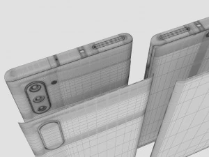 samsung galaxy note 10 all colors 3D Model