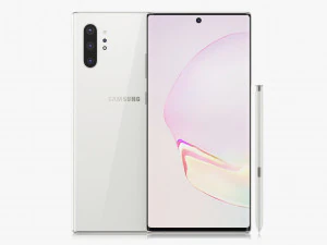 samsung galaxy note 10 plus all colors 3D Model