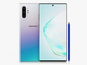 samsung galaxy note 10 plus all colors 3D Model